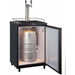 Kegco 24" Wide Kombucha Dual Tap Black Kegerator KOM163B-2