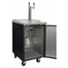 Kegco 24" Wide Kombucha Dual Tap Black Kegerator KOMC1B-2