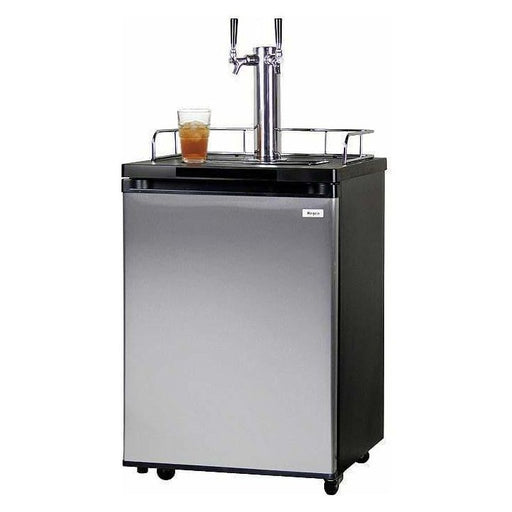 Kegco 24" Wide Kombucha Dual Tap Stainless Steel Kegerator KOM20S-2