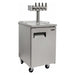 Kegco 24" Wide Kombucha Four Tap All Stainless Steel Kegerator KOMC1S-4