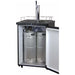 Kegco 24" Wide Kombucha Single Tap Black Kegerator KOM30B-1