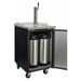 Kegco 24" Wide Kombucha Single Tap Black Kegerator KOMC1B-1