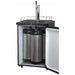 Kegco 24" Wide Kombucha Single Tap Stainless Steel Kegerator KOM30S-1