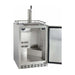 Kegco 24" Wide Single All Stainless Steel Outdoor Built-In Left Hinge with Kit  Kegerator HK38SSU-L-1