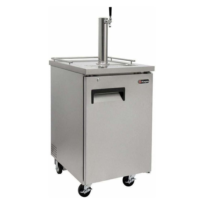 Kegco 24" Wide Single Tap All Stainless Steel Kegerator XCK-1S