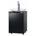 Kegco 24" Wide Single Tap Black Kegerator K209B-1NK