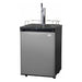 Kegco 24" Wide Single Tap Stainless Steel Digital Kegerator K309SS-1