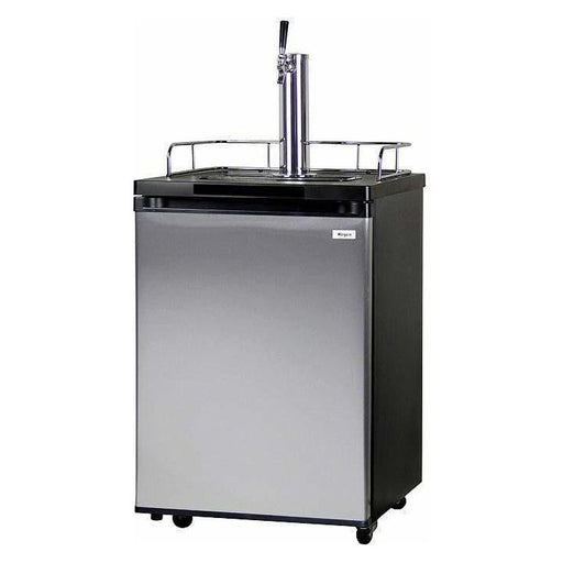 Kegco 24" Wide Single Tap Stainless Steel Kegerator K209SS-1