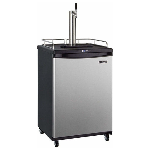 Kegco 24" Wide Single Tap Stainless Steel Kegerator Z163S-1