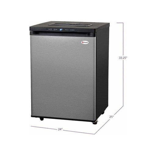 Kegco 24" Wide Stainless Steel Digital Kegerator - Cabinet Only Kegerator MDK-309SS-01