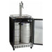 Kegco 24" Wide Triple Tap All Stainless Steel Built-In with Kit Kegerator HK38BSC-3