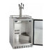 Kegco 24" Wide Triple Tap All Stainless Steel Outdoor Built-In Digital Left Hinge with Kit Kegerator HK38SSU-L-3