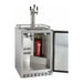 Kegco 24" Wide Triple Tap All Stainless Steel Outdoor Built-In Right Hinge with Kit Kegerator HK38SSU-3