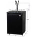 Kegco 24" Wide Triple Tap Black Digital Home Brew Kegerator HBK309B-3