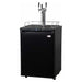 Kegco 24" Wide Triple Tap Black Digital Kegerator K309B-3