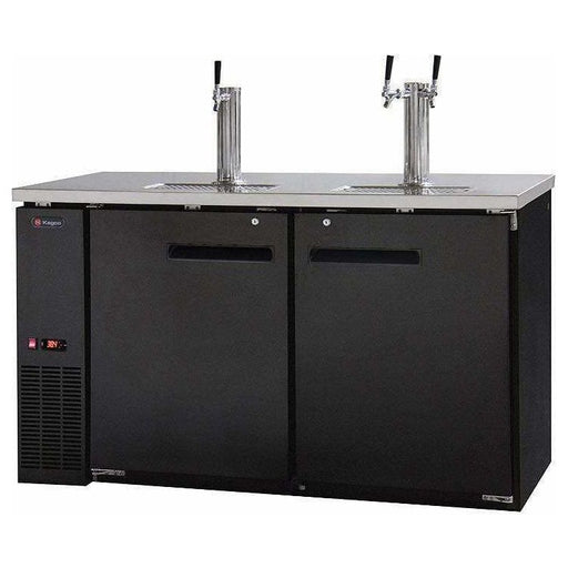 Kegco 61" Wide Triple Tap Black Kegerator XCK-2460B