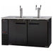 Kegco 61" Wide Triple Tap Black Kegerator XCK-2460B