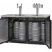 Kegco 61" Wide Triple Tap Black Kegerator XCK-2460B