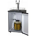 Kegco Home Brew with 5-Gallon Kegs-Black Cabinet with Stainless Steel Door Home Brew Kegerator HBK309S-2K