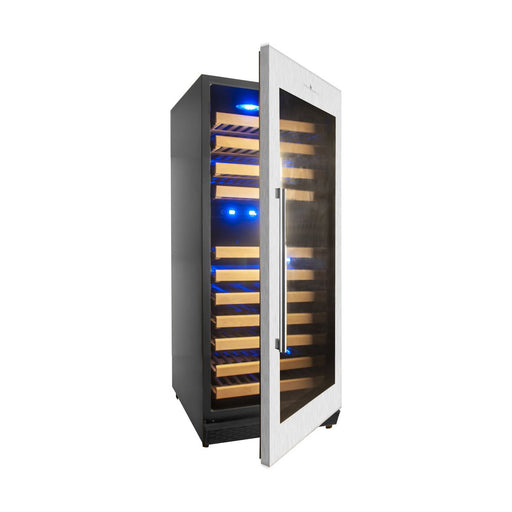 KingsBottle 24" Built-In Upright Dual Zone Wine Fridge