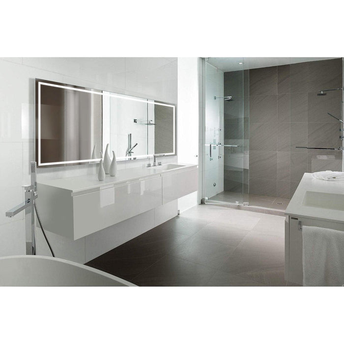 Krugg EXL 96″ x 36″ LED Lighted Bathroom Mirror