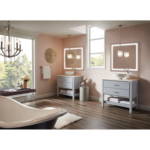 Krugg Icon 36″ X 36″ LED Bathroom Mirror w/ Dimmer & Defogger