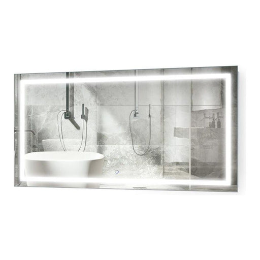 Krugg Icon 54″ X 24″ LED Bathroom Mirror w/ Dimmer & Defogger