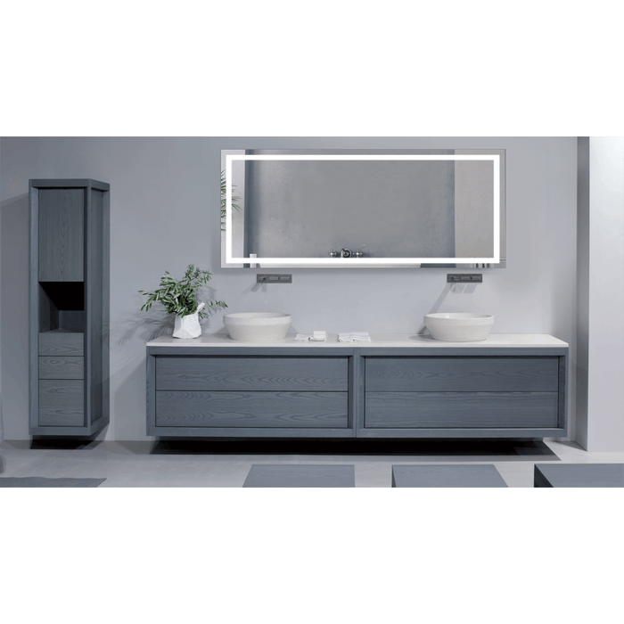 Krugg Icon 72″ X 30″ LED Bathroom Mirror w/ Dimmer & Defogger