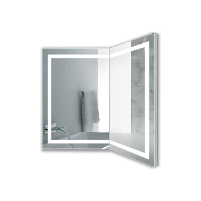 Krugg Mod SM Corned 24D Modular Corner LED Bathroom Mirror