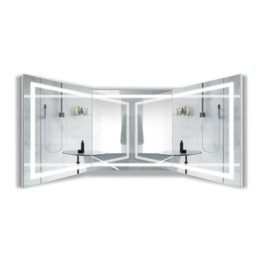 Krugg Mod SM Long 9 Modular Corner LED Bathroom Mirror