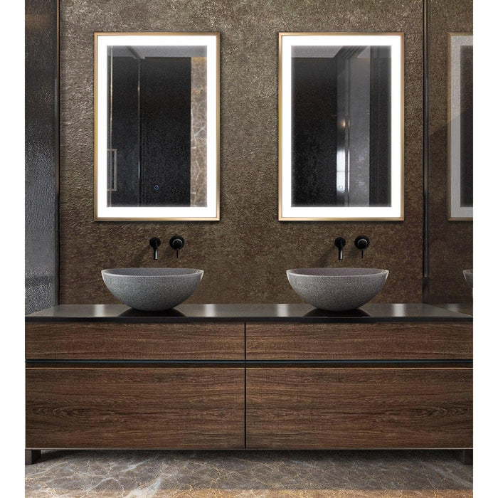 Krugg Soho 24″ X 36″ LED Bathroom Mirror