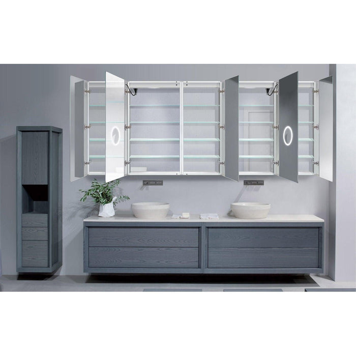 Krugg Svange 102″ X 42″ LED Medicine Cabinet w/Dimmer & Defogger