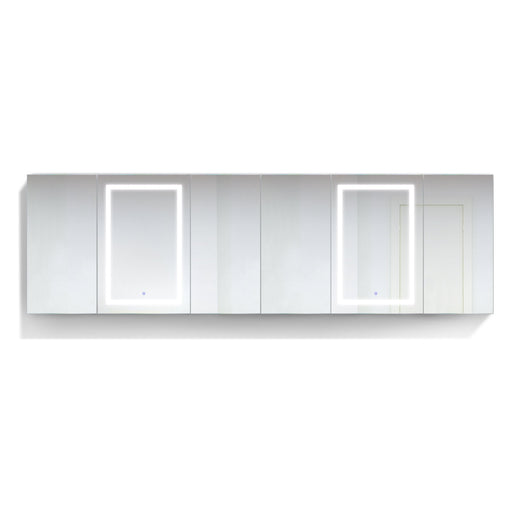 Krugg Svange 120" X 36″ LED Medicine Cabinet w/Dimmer & Defogger