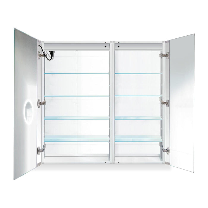 Krugg Svange 42″ X 42″ LED Medicine Cabinet w/Dimmer & Defogger