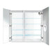 Krugg Svange 42″ X 42″ LED Medicine Cabinet w/Dimmer & Defogger