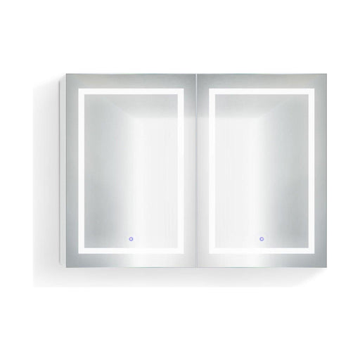 Krugg Svange 48″ X 36″ Double LED Medicine Cabinet w/Dimmer & Defogger