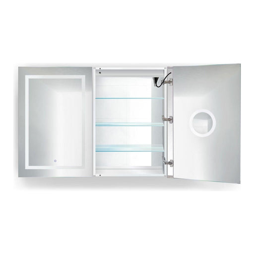 Krugg Svange 48″ X 36″ Double LED Medicine Cabinet w/Dimmer & Defogger