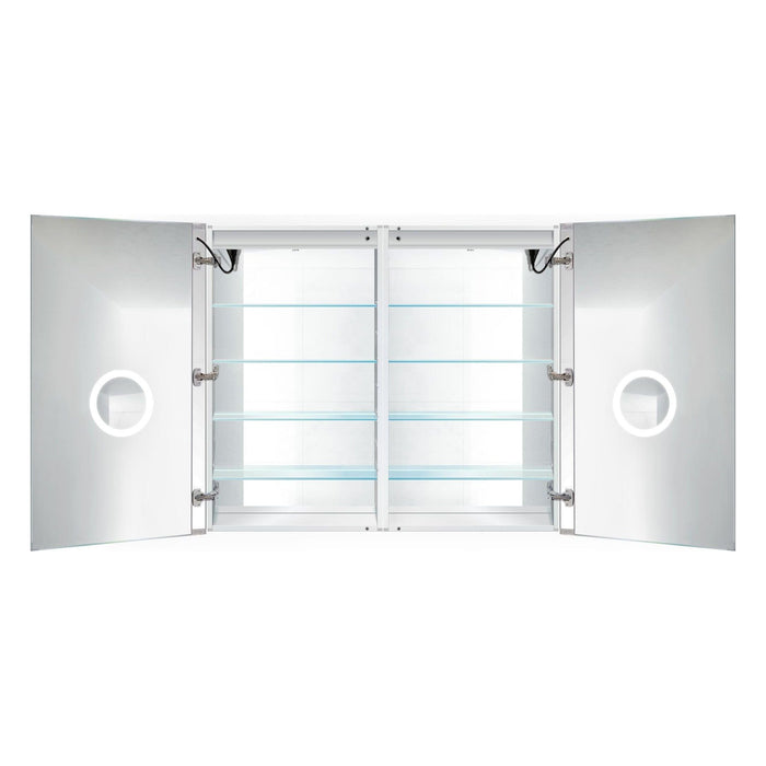 Krugg Svange 48″ X 42″ LED Medicine Cabinet w/Dimmer & Defogger