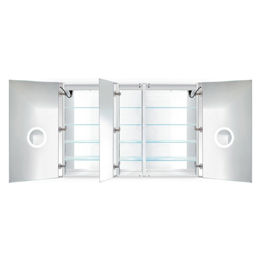 Krugg Svange 60″ X 42″ Double LED Medicine Cabinet w/Dimmer & Defogger