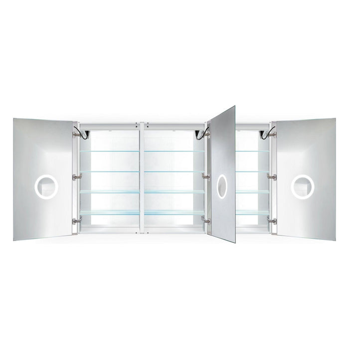 Krugg Svange 72″ X 42″ LED Medicine Cabinet w/Dimmer & Defogger