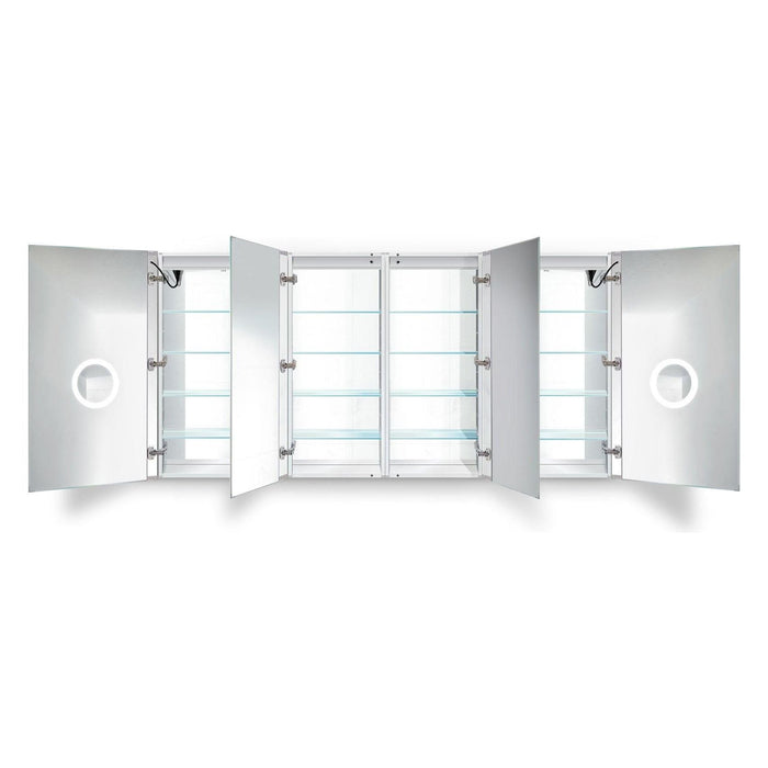 Krugg Svange 84″ X 42″ LED Medicine Cabinet w/Dimmer & Defogger