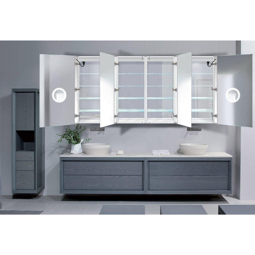 Krugg Svange 84″ X 42″ LED Medicine Cabinet w/Dimmer & Defogger