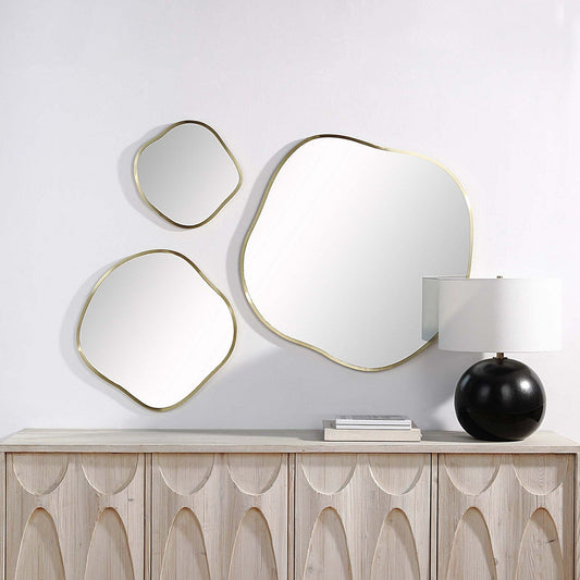 RenWil Nucleus Round, Irregular Mirror Only for Renwil Brand (collaboration with Steven Sabados) - MT2549