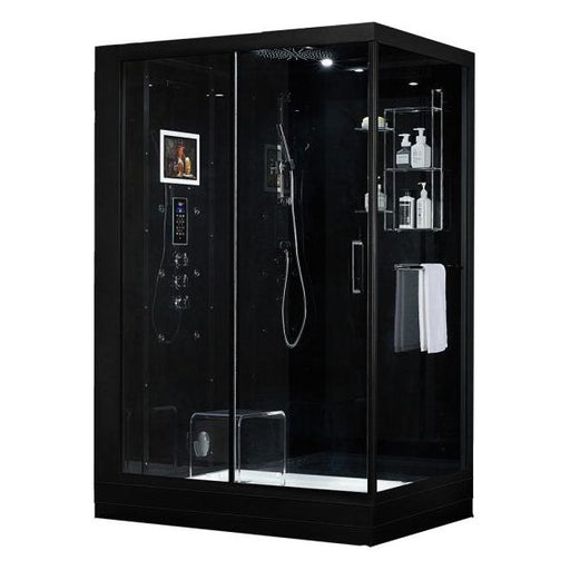 Maya Bath Black Platinum Anzio Steam Shower - Left (211)