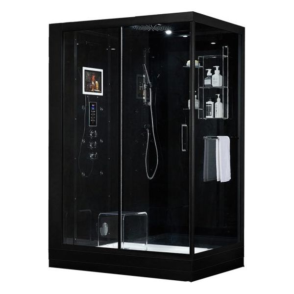 Maya Bath Black Platinum Anzio Steam Shower - Left (211)