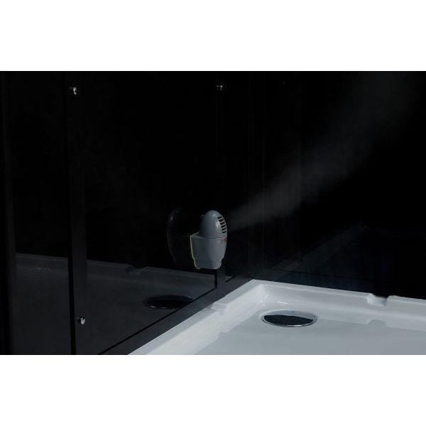 Maya Bath Black Platinum Anzio Steam Shower - Left (211)