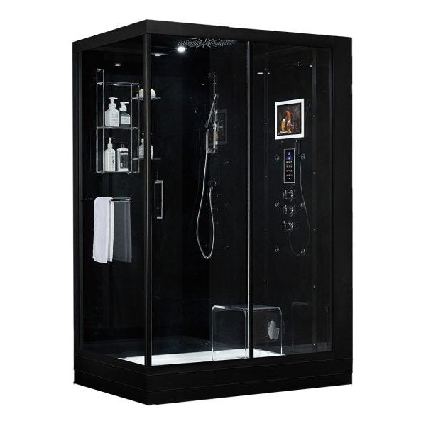 Maya Bath Black Platinum Anzio Steam Shower - Right (209)