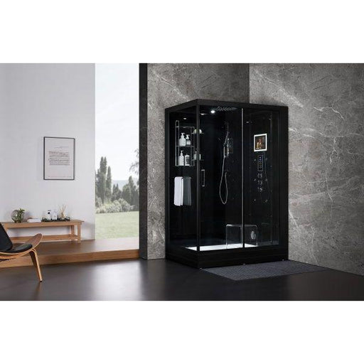 Maya Bath Black Platinum Anzio Steam Shower - Right (209)