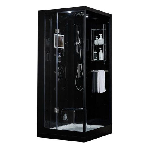 Maya Bath Black Platinum Arezzo Steam Shower - Left (203)