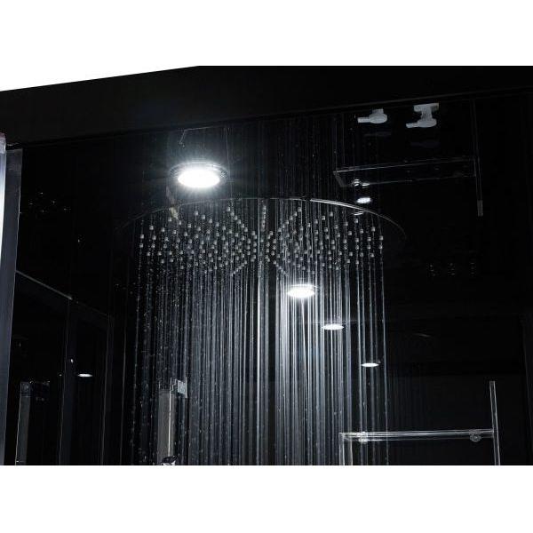 Maya Bath Black Platinum Arezzo Steam Shower - Left (203)